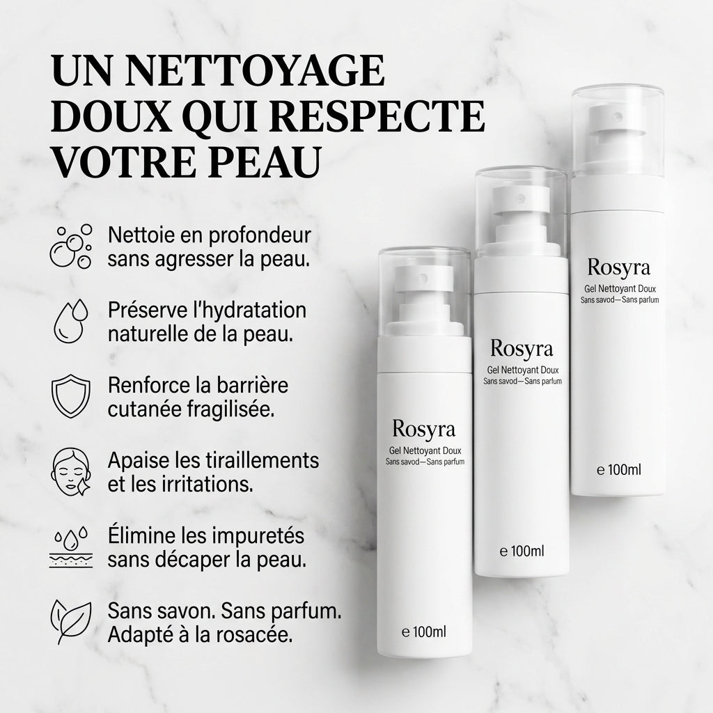 Rosyra Gel Nettoyant Doux